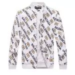 balenciaga jacket bomber white balenciaga stripe logo